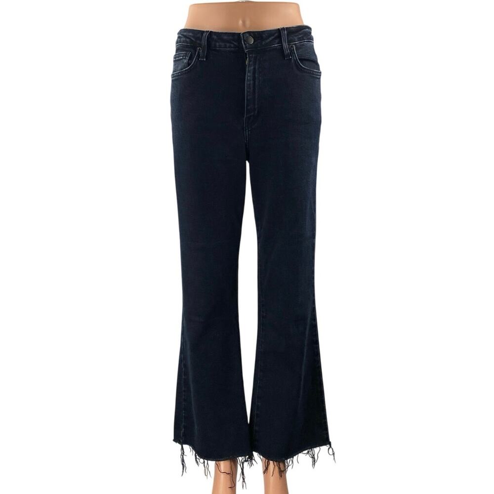 LTJ Letter to Juliet Black High Rise Flared Bootcut Bell Bottom Denim Jeans 28